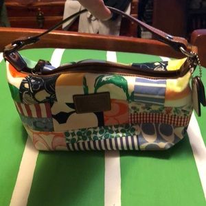 Coach Multicolor Patchwork Mini Bag